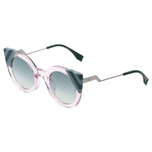 NWT FENDI Classy Cat-eye acetate sunglasses